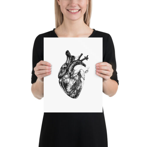 Anatomical Heart Art Print