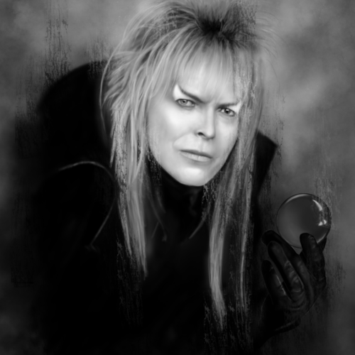 photo of the goblin king Jareth from Labyrinth
